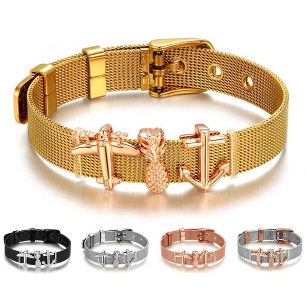 charm bracelets fashion women men stainless steel bracelet simple skin-friendly & bangle wrist jewelry accessory for gift, Golden;silver
charm bracelets fashion women men stainless steel bracelet simple skin-friendly & bangle wrist jewelry accessory for gift, Golden;silver