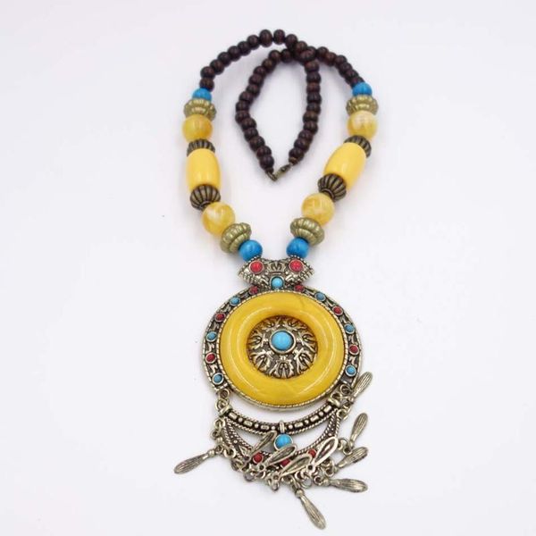 pendant necklaces fashion bohemian women necklace long chain rice bead trinket, Silver
pendant necklaces fashion bohemian women necklace long chain rice bead trinket, Silver