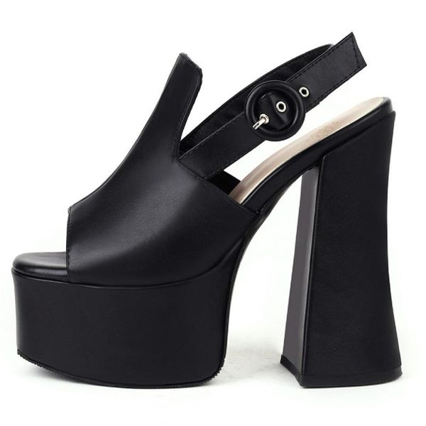dress shoes fashion women's sandals platform summer for women back straps punk high heels ladies party large size, Black
dress shoes fashion women's sandals platform summer for women back straps punk high heels ladies party large size, Black
