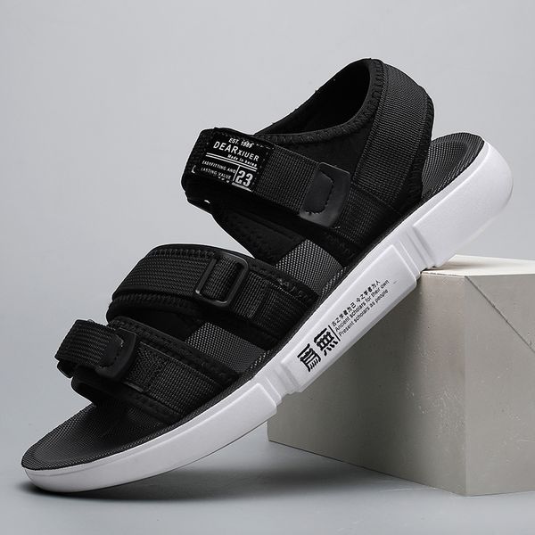 trendy sports sandals men women take a walk slippers lady gentlemen sandy beach shoes breathable and lightweight, Black
trendy sports sandals men women take a walk slippers lady gentlemen sandy beach shoes breathable and lightweight, Black