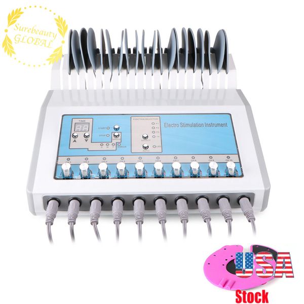 10 pads acupuncture ems electrical muscle stimulation slimming machine body contouring weight reduction for skin tightening us
10 pads acupuncture ems electrical muscle stimulation slimming machine body contouring weight reduction for skin tightening us