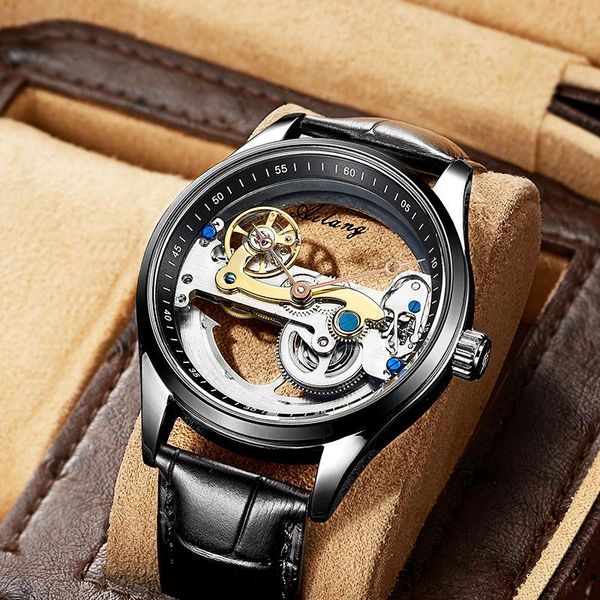 wristwatches ailang 2021 men's watch hollow ultra-thin hanical automatic genuine bla technology, Slivery;brown
wristwatches ailang 2021 men's watch hollow ultra-thin hanical automatic genuine bla technology, Slivery;brown
