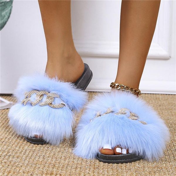 slippers 2021 home furry winter warm metal chain buckle women flip flop round toe shoes indoor female, Black
slippers 2021 home furry winter warm metal chain buckle women flip flop round toe shoes indoor female, Black