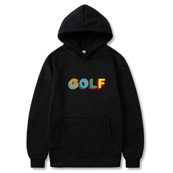 golf letter printed long sleeved hoodie with plush autumn winter women's men's sweater, Black
golf letter printed long sleeved hoodie with plush autumn winter women's men's sweater, Black