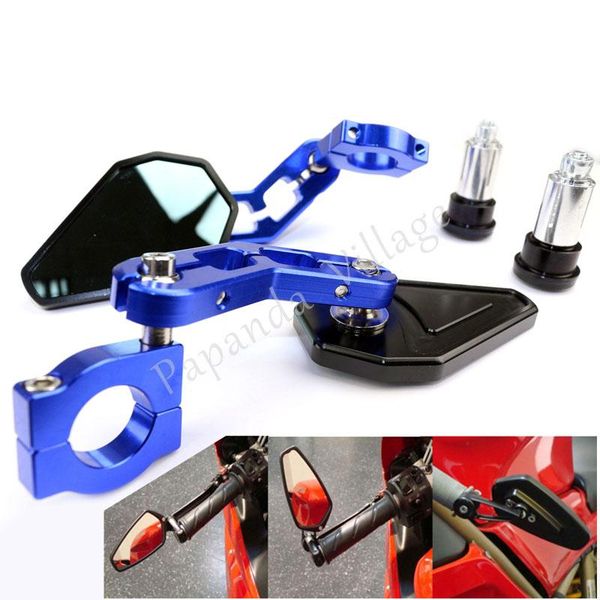 motorcycle mirrors cnc aluminum accessories adjustable rear view universal 7/8" handle bar end 8mm 10mm side
motorcycle mirrors cnc aluminum accessories adjustable rear view universal 7/8" handle bar end 8mm 10mm side