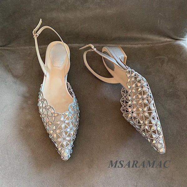 summer shiny crystal lace hollow high heel sandals ladies leather lining flat nightclub shoes dress, Black
summer shiny crystal lace hollow high heel sandals ladies leather lining flat nightclub shoes dress, Black