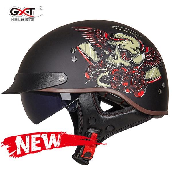 motorcycle helmets gxt helmet retro vintage moto open face scooter biker motorbike racing riding with dot certification
motorcycle helmets gxt helmet retro vintage moto open face scooter biker motorbike racing riding with dot certification