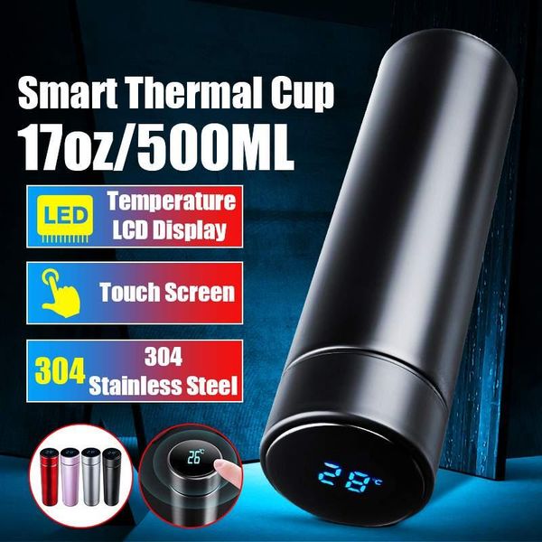 water bottles 500ml smart mug temperature display stainless steel thermal bottle with lcd touch screen waterproof gift cup
water bottles 500ml smart mug temperature display stainless steel thermal bottle with lcd touch screen waterproof gift cup