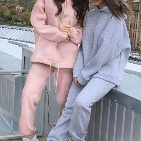 women's two piece pants tracksuit women sweatshirt hoodies+pants solid color lady hoodie set casual trendy outfit, White
women's two piece pants tracksuit women sweatshirt hoodies+pants solid color lady hoodie set casual trendy outfit, White