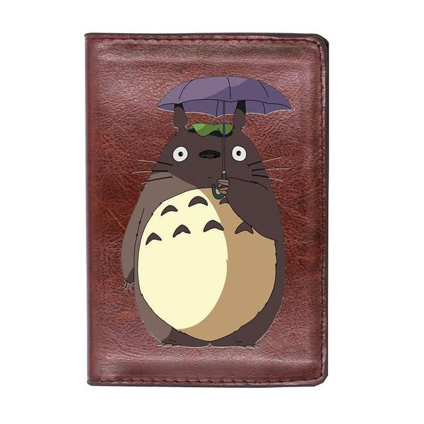 card holders fashion my neighbor totoro passport case personality leather men women travel id holder cover, Brown;gray
card holders fashion my neighbor totoro passport case personality leather men women travel id holder cover, Brown;gray