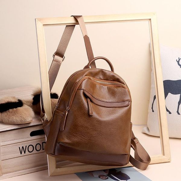 backpack 2021 fashion korean women's versatile high capacity pu soft leather student schoolbag mochila bagpack
backpack 2021 fashion korean women's versatile high capacity pu soft leather student schoolbag mochila bagpack