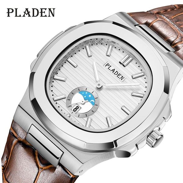 wristwatches 2021 arrival men watch pladen stainless steel strap watches male fashion business quartz clock drop, Slivery;brown
wristwatches 2021 arrival men watch pladen stainless steel strap watches male fashion business quartz clock drop, Slivery;brown