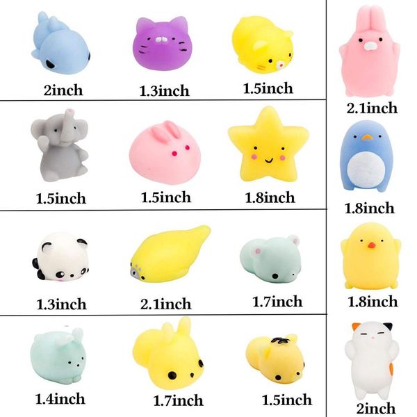 mini mochi squishies toys mochi squishy kawaii toy stress reliever toys cat panda unicorn party favors gifts for kids boys girls
mini mochi squishies toys mochi squishy kawaii toy stress reliever toys cat panda unicorn party favors gifts for kids boys girls