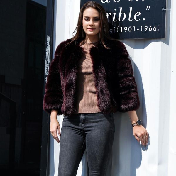 elegant winter coat women solid faux fur plush cardigan jacket fashion teddy manteau femme mujer1, Black
elegant winter coat women solid faux fur plush cardigan jacket fashion teddy manteau femme mujer1, Black