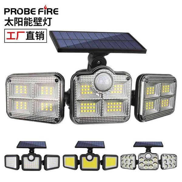 2020 new three head wall led split solar garden waterproof outdoor body induction lamp
2020 new three head wall led split solar garden waterproof outdoor body induction lamp