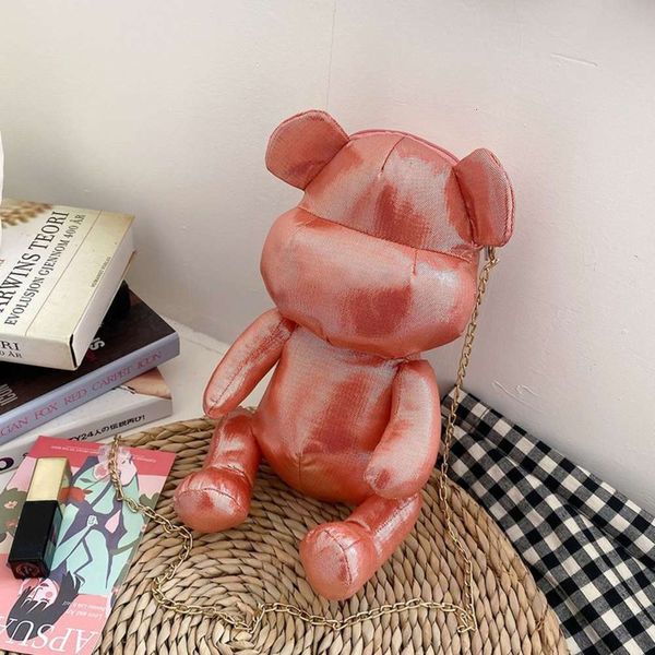 ugly bear doll children's bag personalized chain one shoulder messenger bag grab doll, Blue
ugly bear doll children's bag personalized chain one shoulder messenger bag grab doll, Blue