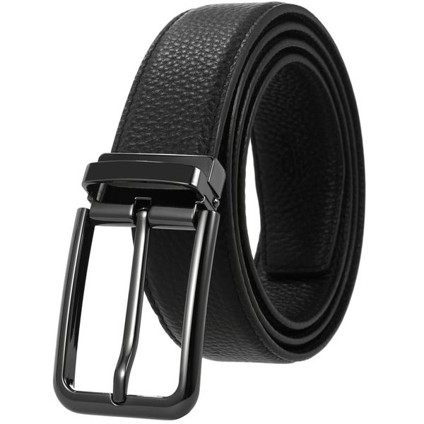 zinc alloy needle buckle leather men's perforated belt ly35-5213-5, Black;brown 
zinc alloy needle buckle leather men's perforated belt ly35-5213-5, Black;brown