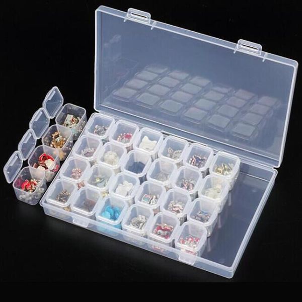 storage boxes & bins 28 separate slots clear plastic box home jewelry rhinestone case makeup organizer holder for nail art
storage boxes & bins 28 separate slots clear plastic box home jewelry rhinestone case makeup organizer holder for nail art