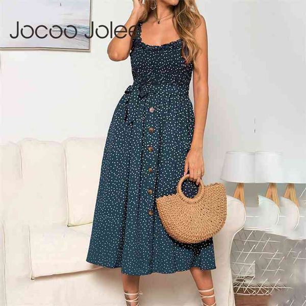 summer strap polka dot ruffles midi sashes button pleated a line elegant beach party dress 210416, Black;gray
summer strap polka dot ruffles midi sashes button pleated a line elegant beach party dress 210416, Black;gray