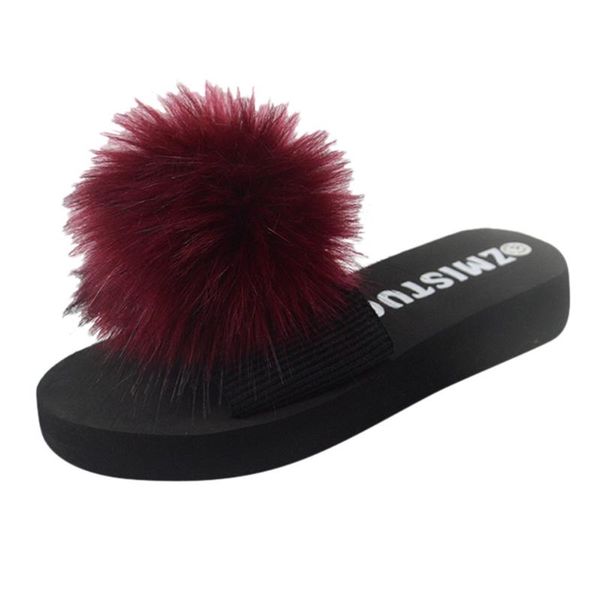 slippers fur women slides home furry thick bottom sandals female fluffy house wedge heeled shoes fashion 2021, Black
slippers fur women slides home furry thick bottom sandals female fluffy house wedge heeled shoes fashion 2021, Black