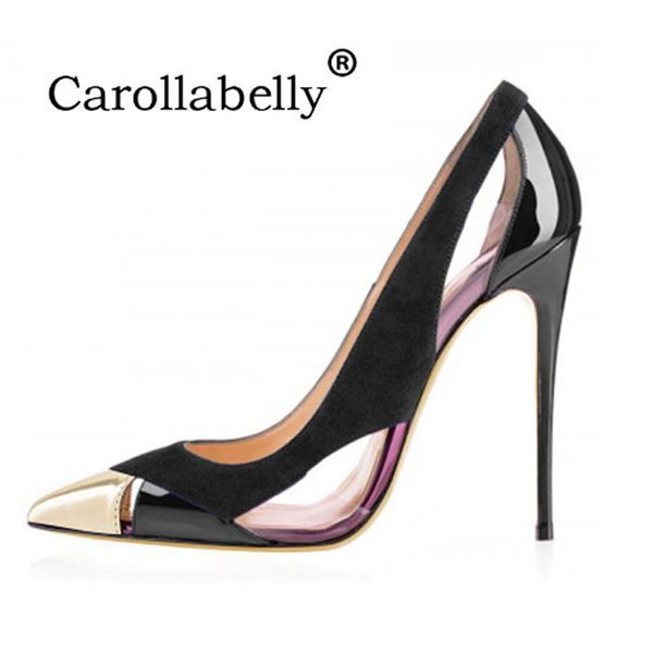 brand shoes mixed color pointed toe high heels wedding women's pumps hollow stiletto big size 34-46 dress, Black
brand shoes mixed color pointed toe high heels wedding women's pumps hollow stiletto big size 34-46 dress, Black