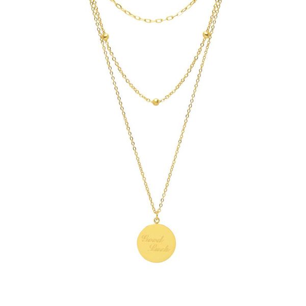 pendant necklaces simple ol office ladies for daily wear accessory gold color multilayer sweater chain good luck friends gift trendy, Silver
pendant necklaces simple ol office ladies for daily wear accessory gold color multilayer sweater chain good luck friends gift trendy, Silver