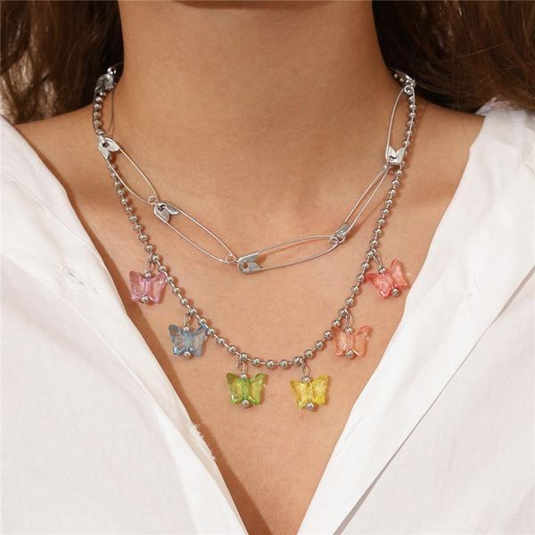 Bohemian Creative Multicolor Crystal Butterfly Collar Necklace Women Noble Elegant Birthday Party Jewelry Pendant Necklaces, Silver
Bohemian Creative Multicolor Crystal Butterfly Collar Necklace Women Noble Elegant Birthday Party Jewelry Pendant Necklaces, Silver