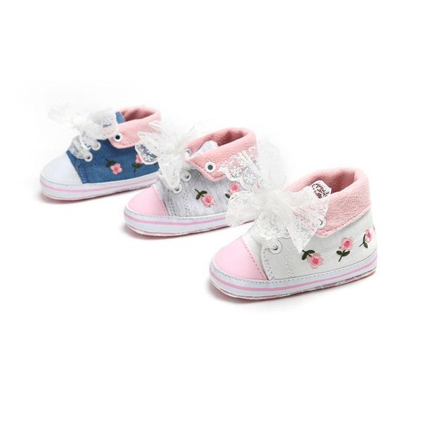 first walkers 2021 cute baby girls casual sneakers soft sole infant shoes
