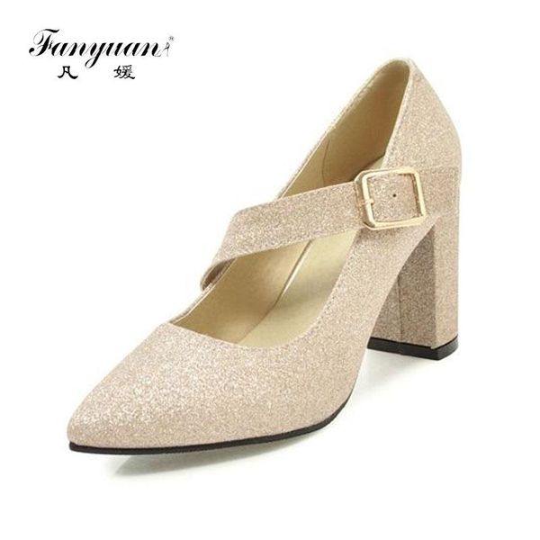 fanyuan women shoes high heels elegant belt buckle gold sliver bling pumps woman pointed toe party wedding mary jane dress, Black
fanyuan women shoes high heels elegant belt buckle gold sliver bling pumps woman pointed toe party wedding mary jane dress, Black