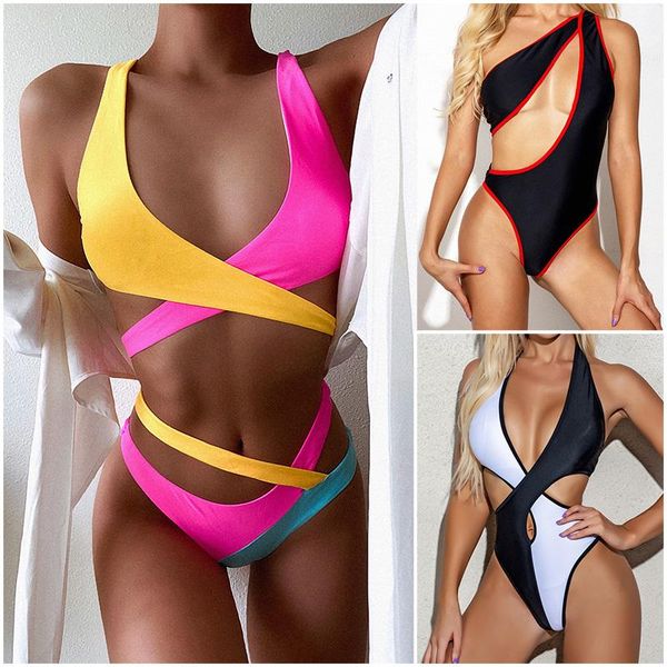 cross bandage push up one piece swimsuit women patchwork high cut out monokini swimwear bathing suits splicing bodysuit one-piece
cross bandage push up one piece swimsuit women patchwork high cut out monokini swimwear bathing suits splicing bodysuit one-piece