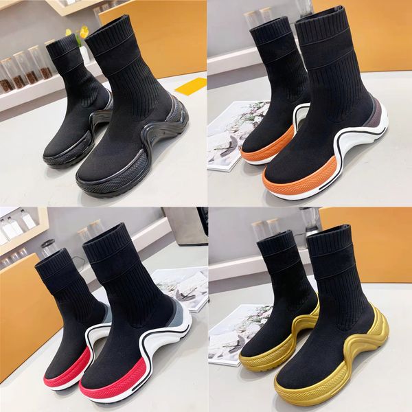 luxury designer women casual shoes elastic knitted sock boots thick soled slip on running speed trainers fashion ladies leisure platform sne, Black
luxury designer women casual shoes elastic knitted sock boots thick soled slip on running speed trainers fashion ladies leisure platform sne, Black