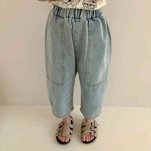 spring fashion loose jeans korean style oversized all match boys and girls denim pants, Blue
spring fashion loose jeans korean style oversized all match boys and girls denim pants, Blue