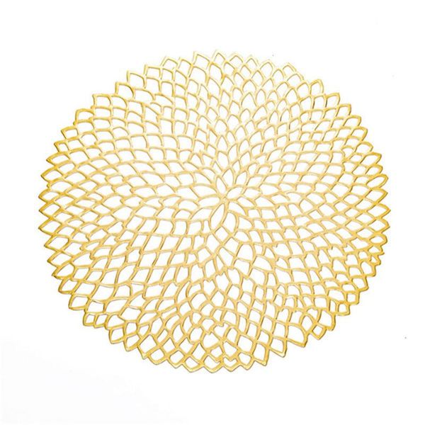 mats & pads placemat for dining table pvc plastic hollow insulation round baroque mediterranean bowl home decor gold 
mats & pads placemat for dining table pvc plastic hollow insulation round baroque mediterranean bowl home decor gold