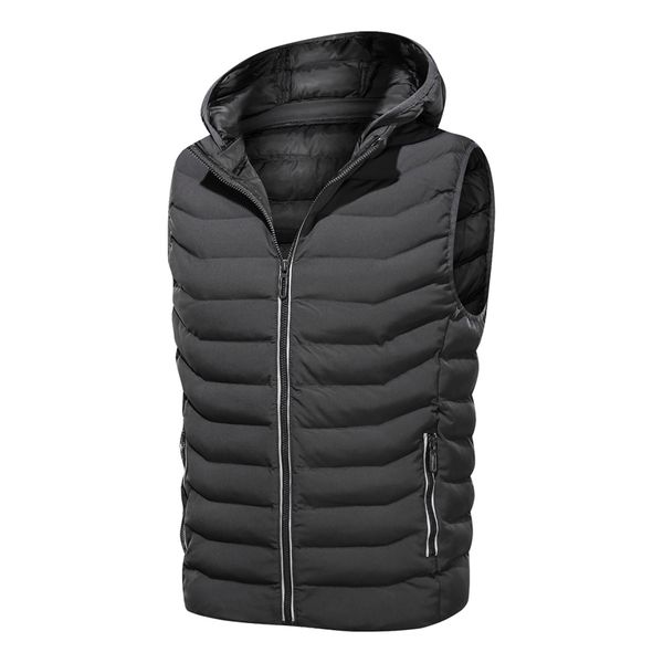men's vests winter down ultralight sleeveless jacket fashion hooded waistcoat autumn solid color loose coat 7v06, Black;white
men's vests winter down ultralight sleeveless jacket fashion hooded waistcoat autumn solid color loose coat 7v06, Black;white