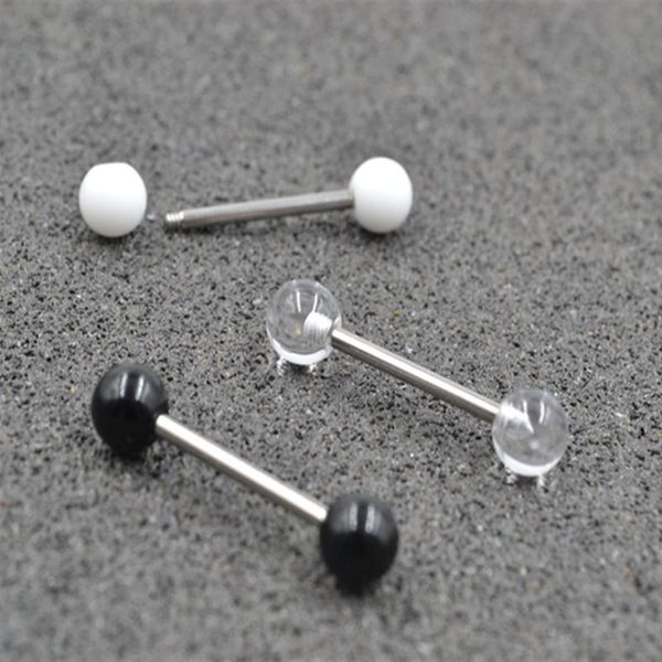 100pcs acrylic ball tongue/ nipple ring barbells bar 14g~16mm retainers body piercing jewelry 14gx16mmx6mm/6mm, Silver
100pcs acrylic ball tongue/ nipple ring barbells bar 14g~16mm retainers body piercing jewelry 14gx16mmx6mm/6mm, Silver