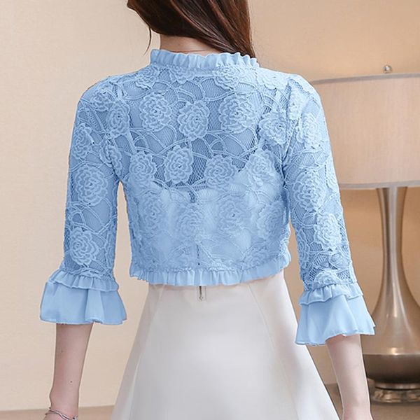 women's jackets round collar shawl with plain floral lace as gifts for girls zpt5, Black;brown
women's jackets round collar shawl with plain floral lace as gifts for girls zpt5, Black;brown