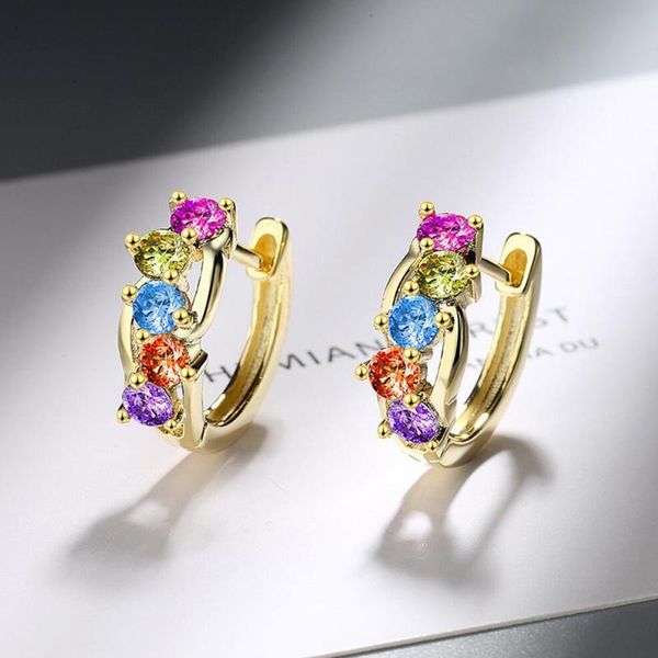 hoop & huggie kofsac trendy earrings 925 sterling silver jewelry women beautiful colorful zircon earring girl valentine's day accessori, Golden;silver
hoop & huggie kofsac trendy earrings 925 sterling silver jewelry women beautiful colorful zircon earring girl valentine's day accessori, Golden;silver