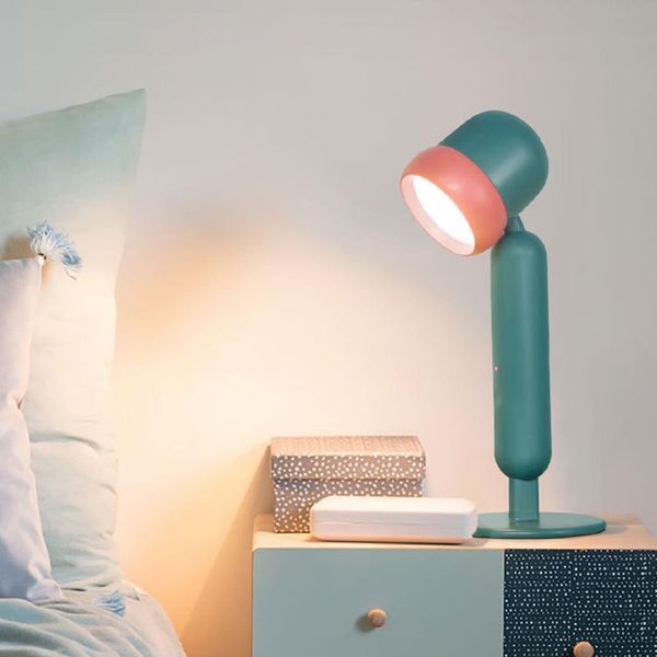 table lamps led desk lamp light touch control dimming flexible usb rechargeable eye-caring study adjustab hyd88