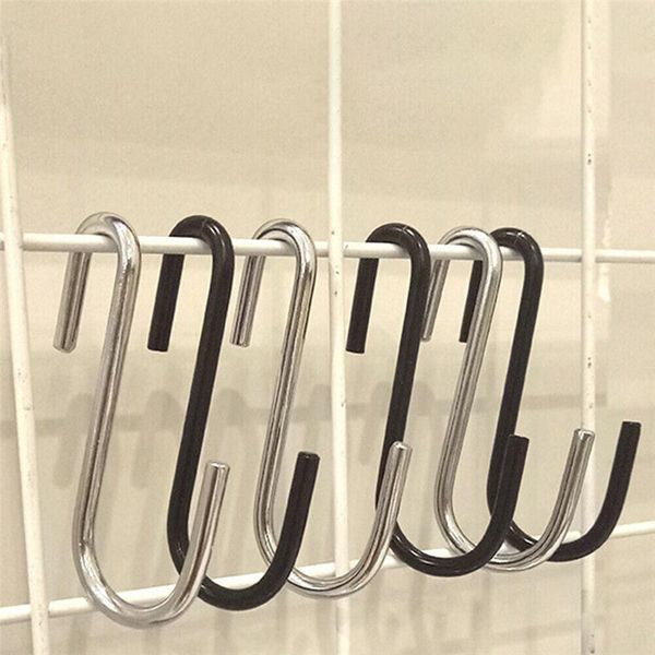 hooks & rails 8pcs/set bathroom s type kitchen bedroom hook up stainless steel load-bearing pot pan hanger clothes storage rack
hooks & rails 8pcs/set bathroom s type kitchen bedroom hook up stainless steel load-bearing pot pan hanger clothes storage rack