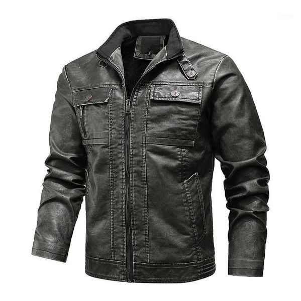 men's jackets 2021 arrival leather jacket men pu male motorcycle coat winter fleece lining warm for jaqueta my227, Black;brown
men's jackets 2021 arrival leather jacket men pu male motorcycle coat winter fleece lining warm for jaqueta my227, Black;brown