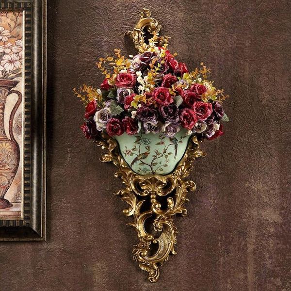 vases european ancient restaurant wall hanging vase decor home livingroom tv background resin mural flowers pot ornaments crafts
vases european ancient restaurant wall hanging vase decor home livingroom tv background resin mural flowers pot ornaments crafts