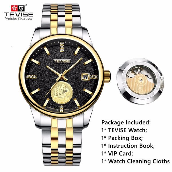 fire tevise automatic watch men luxury mechanical black light-emitting male clock rvs relogio, Slivery;brown
fire tevise automatic watch men luxury mechanical black light-emitting male clock rvs relogio, Slivery;brown