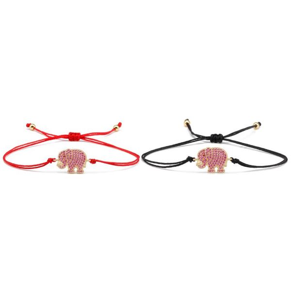 charm bracelets trendy cubic zirconia pink elephant bracelet women men braided cord animal bangle rope chain adjustable jewelry couple g, Golden;silver
charm bracelets trendy cubic zirconia pink elephant bracelet women men braided cord animal bangle rope chain adjustable jewelry couple g, Golden;silver