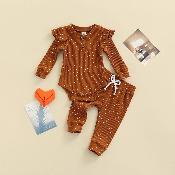 clothing sets focusnorm 0-18m infant baby boys girls clothes 2pcs polka dot printed ruffles long sleeve romper pants, White
clothing sets focusnorm 0-18m infant baby boys girls clothes 2pcs polka dot printed ruffles long sleeve romper pants, White