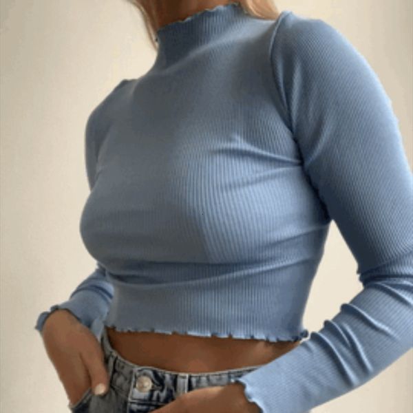 sweater 2021 spring fashions korean-style woman thin frilly base cotton shorts sweet girls long sleeves, White;black
sweater 2021 spring fashions korean-style woman thin frilly base cotton shorts sweet girls long sleeves, White;black
