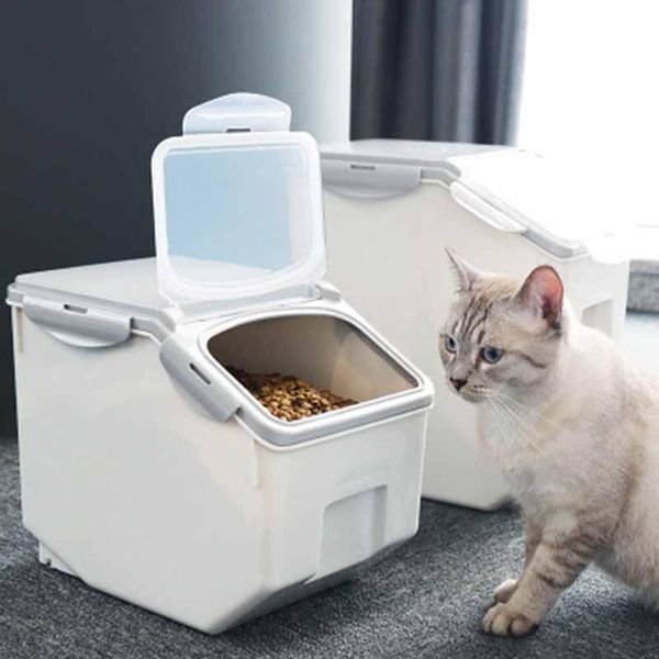 storage bottles & jars large capacity sealed food box with lid rice bucket moisture-proof pet grain barrel home organizer
storage bottles & jars large capacity sealed food box with lid rice bucket moisture-proof pet grain barrel home organizer