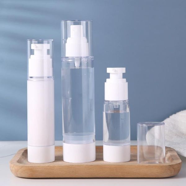 plastic airless vacuum pump toiletry travel bottles makeup cosmetics for cream gel moisturizers dc120 storage boxes & bins
plastic airless vacuum pump toiletry travel bottles makeup cosmetics for cream gel moisturizers dc120 storage boxes & bins