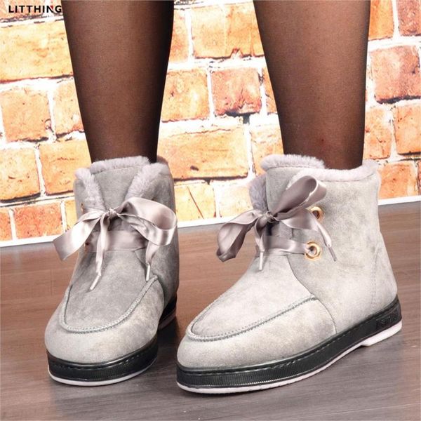 boots litthing winter snow women ribbon lace up butterfly knot shoes thick fur warm botas female de mujer, Black
boots litthing winter snow women ribbon lace up butterfly knot shoes thick fur warm botas female de mujer, Black