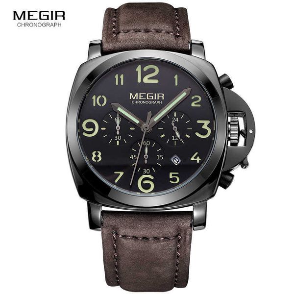 megir original men watch brand luxury quartz watches stainless steel strap waterproof wristwatches clock relogio masculino 210728, Slivery;brown
megir original men watch brand luxury quartz watches stainless steel strap waterproof wristwatches clock relogio masculino 210728, Slivery;brown