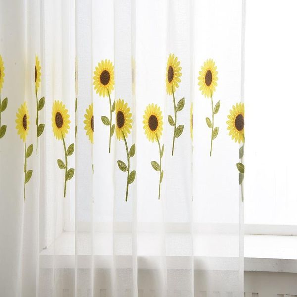 curtain & drapes pastoral embroidery sunflower tulle finished window treatment voile sheer panel living room bedroom decor
curtain & drapes pastoral embroidery sunflower tulle finished window treatment voile sheer panel living room bedroom decor